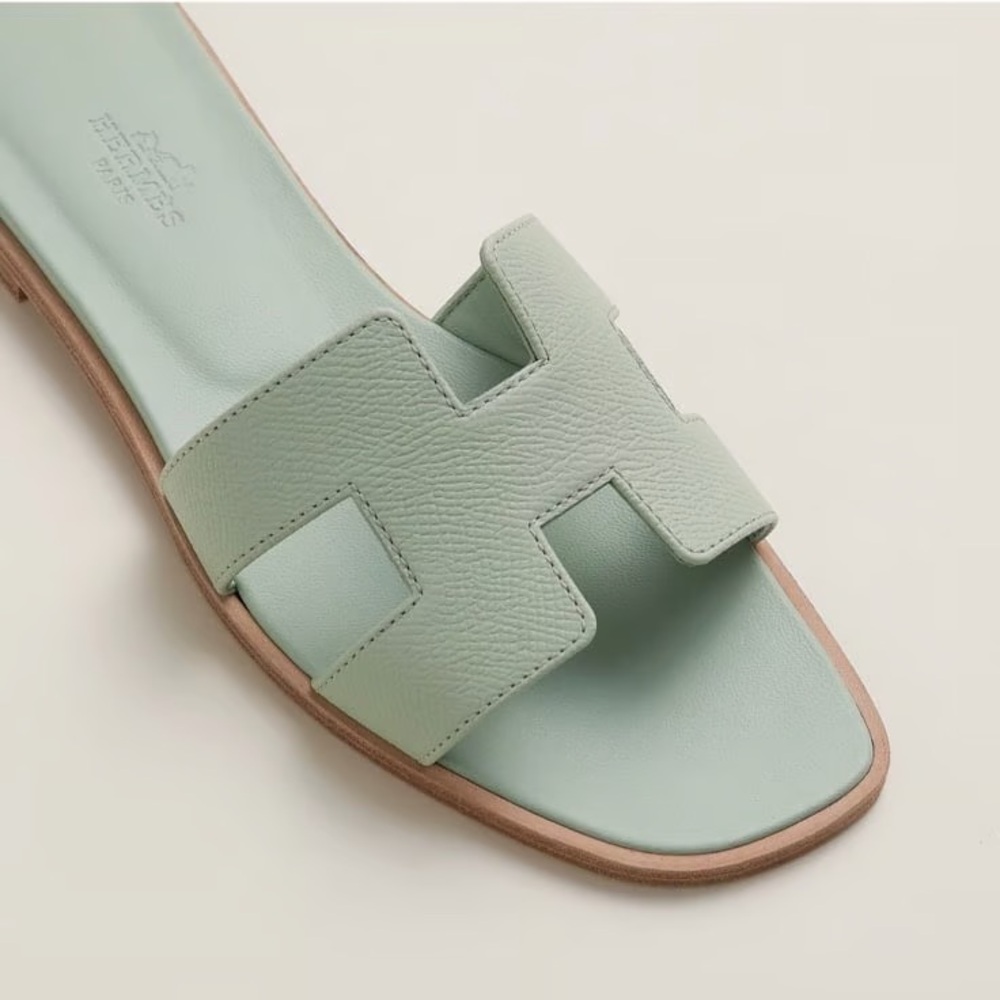 Hermes Oran Vert Jade | Size 37.5